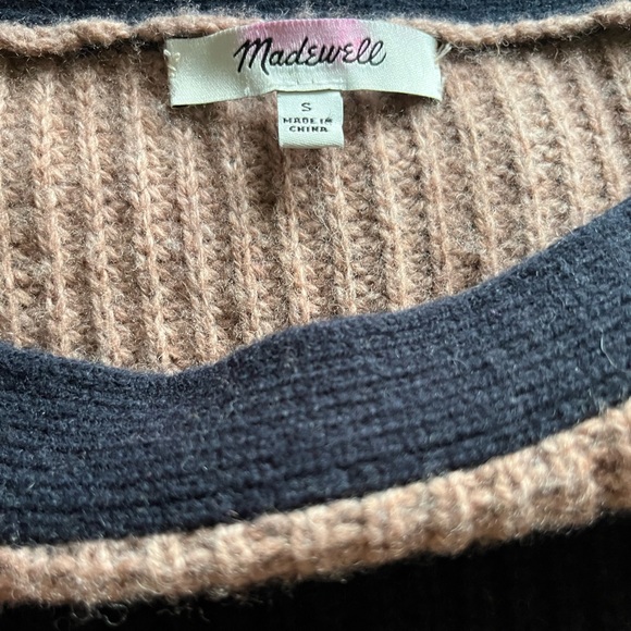MADEWELL-Calloway Boatneck Pullover in Stripes - Picture 3 of 4